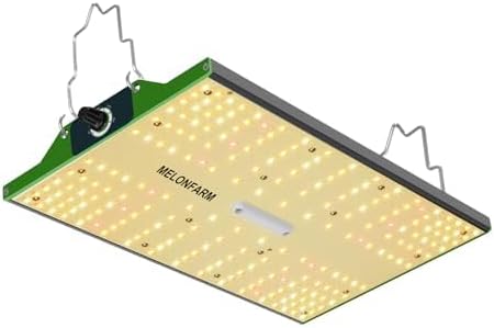 MELONFARM 100W Led Grow Light,Meet The Spectral Requirements for Plant Growth,hangable Grow Light for a Variety of Indoor Growing scenarios