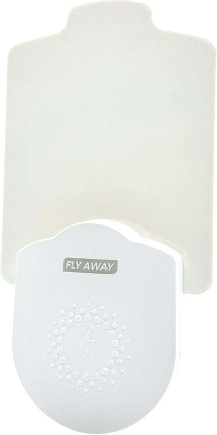Fly Away 2 Pack UV Light Insect Trap with 6 Refills – Indoor Plug-in Trap for Fruit Flies, Gnats, Mosquitoes, and Moths – Silent, Non-Toxic Pest Control – 395nm UV Light for Maximum Attraction