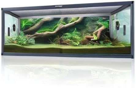 Phailozoo 85 Gallon Reptile Tank, Front Opening Snake Tank for Easy Maintenance, Reptile Enclosure with Top Screen Ventilation 48''x24''x18''