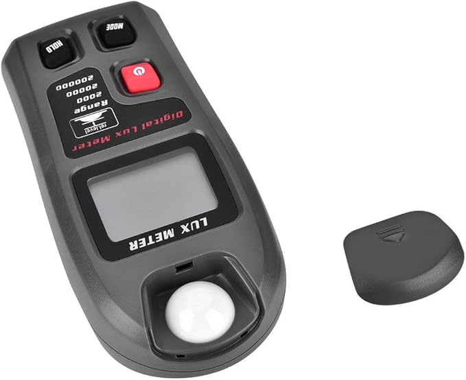 MT-30 Digital Light Meter Lux Meter 0.1-200,000 Lux Range Illuminance Meter with LCD Display Portable Luxmeter for Indoor Outdoor Lighting Measurement