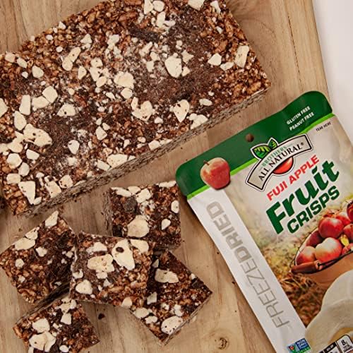 Brothers All Natural Freeze Dried Fruit Crisps, Fuji Apple & Cinnamon, 0.35 Oz (Pack of 24), Made with 100% Fruit, Gluten Free, Soy Free, Vegan, Healthy Snack, Lunch Box Ready