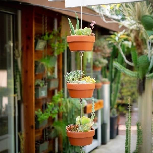 HERDUK Shallow Terracotta Pots 5 inch, Pack of 6 Clay Pots for Plants with Drainage Holes and Saucers, Mini Nursery Plant Pots for Seed, Succulents, Cactus, Indoor,Outdoor