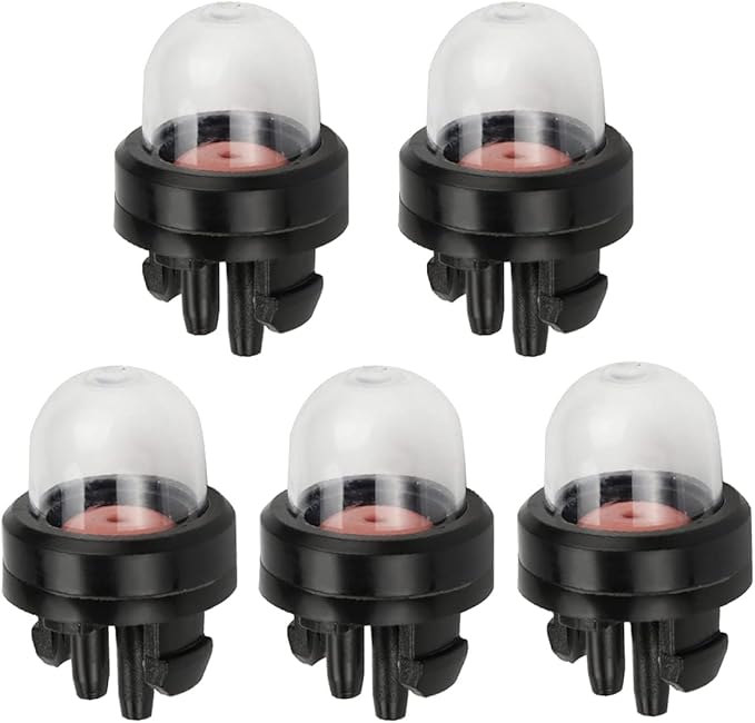 Hipa 188-512-1 Snap in Primer Bulb for 2-Cycle Small Engine Poulan Echo Chainsaw Ryobi BP42 Homelite Bolens String Trimmer Leaf Blower 125B 125BX 125BVX 530047721 503936601 5Pack