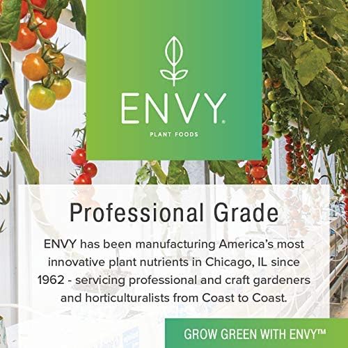 ENVY Hydroponic Plant Food A & B – Two-Part Liquid Nutrient for Indoor/Outdoor Plants - Soil, Coco, Hydroponics, DWC – Gallon Set