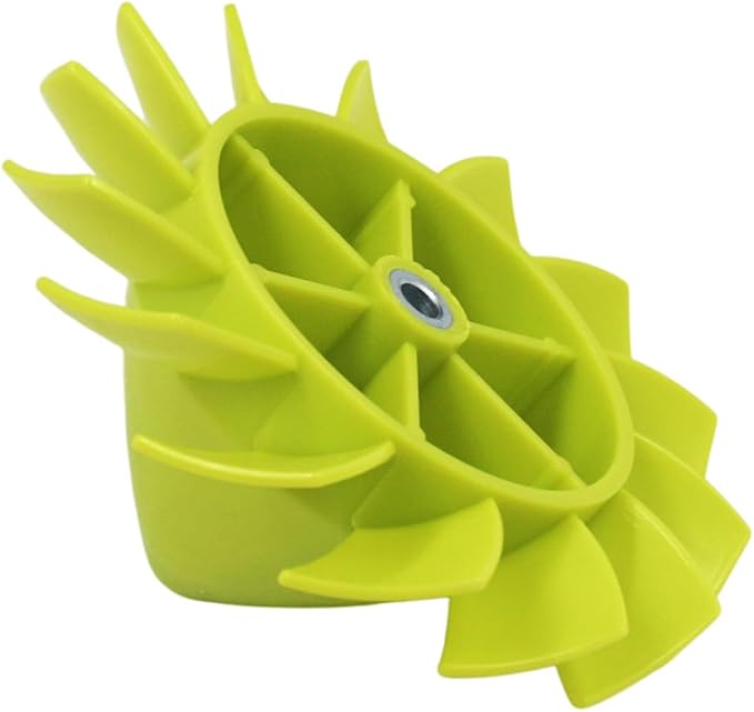 529437003 Blower Fan 529437004 529437001 Compatible with Homelite & Ryobi 18V Cordless Leaf Blower P2108 P21081 P21081VN P21081VNM, Blower Fan Blade with Insert Nut