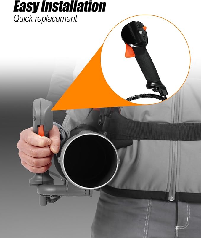 Throttle Level Handle Fit for Husqvarna R316Ts AWD 530BT 130BT Series Backpack Blowers Replace 522519001 502237301