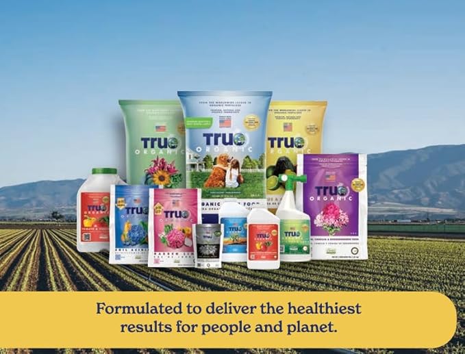 True Organic Fruit & Nut Food – Organic Fertilizer for Productive Tree Growth – Prevent Blossom End Rot – 12lb Bag Covers 210 Sq. Ft.