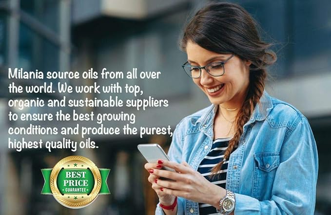 MILANIA Premium Organic Neem Oil Virgin(16 Fl. Oz.), Cold Pressed, Unrefined 100% Pure Natural Grade A. Excellent Quality.