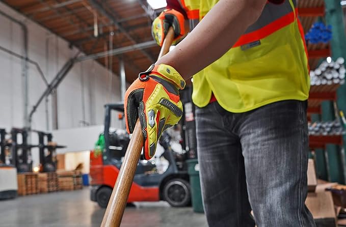 Ironclad Command Impact Work Gloves; Touch Screen Gloves Conductive Palm & Fingers, Impact Protection, Machine Washable