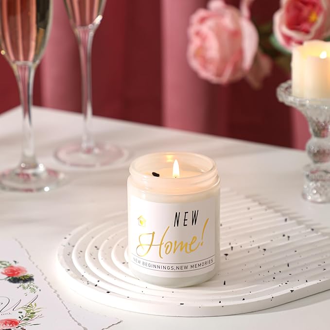 Housewarming Gift for New Home, New Home Gifts, Housewarming Gifts Idea for Women Friend, Moving in Gift, Vanilla&Lavender Scented Candles