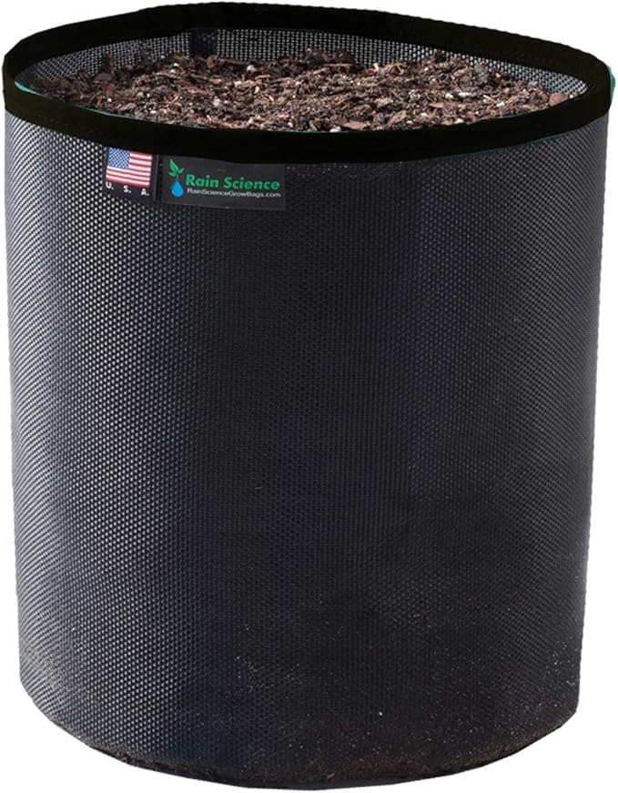 Grow Bag - 1 Gallon, Planting Pots - Colorful Plant Grow Bags Pots Gardening Vegetable - Air Pruning Mesh Fabric Plant Container - Black