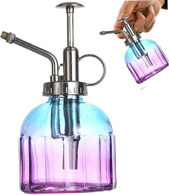 Style 2 Vintage Plant Mister, 200ml Bronze Top Spray Bottle for House Plants