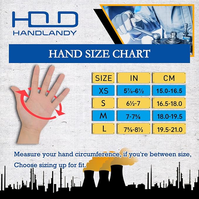 HANDLANDY Work Gloves for Women, Breathable Leather Gardening Glove for Yard Maintenance, Hand Protection with Touch Screen for Gardeners, Farmers
