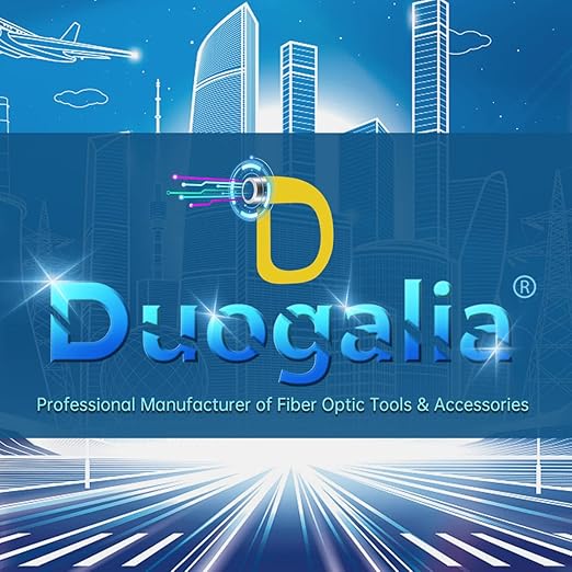 Duogalia Fiber Optic Tester Portable Fiber Light Power Meter SC/FC/ST Universal Interface Fiber Tester Built-in 10Km Visual Fault Locator (OPM&VFL) with FC to LC Adapter