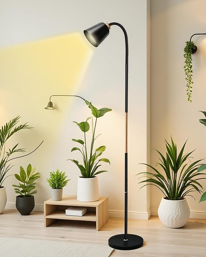 Standing Plant Grow Light, LED Growing Light Full Spectrum for Indoor Plants,4/8/12H Timer, Flow Grow Light for Tall Large Indoor Plants