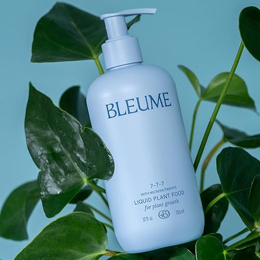 Bleume Liquid Plant Food, All-Purpose Houseplant Fertilizer, NPK 7-7-7 with Micronutrients, Made in The USA, Plant Food for Houseplants, Potted Plants, Vegetables, Flowers, and Tropicals