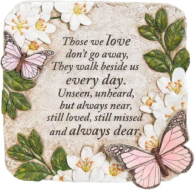 New Creative Memorial Stone, Those We Love Butterflies