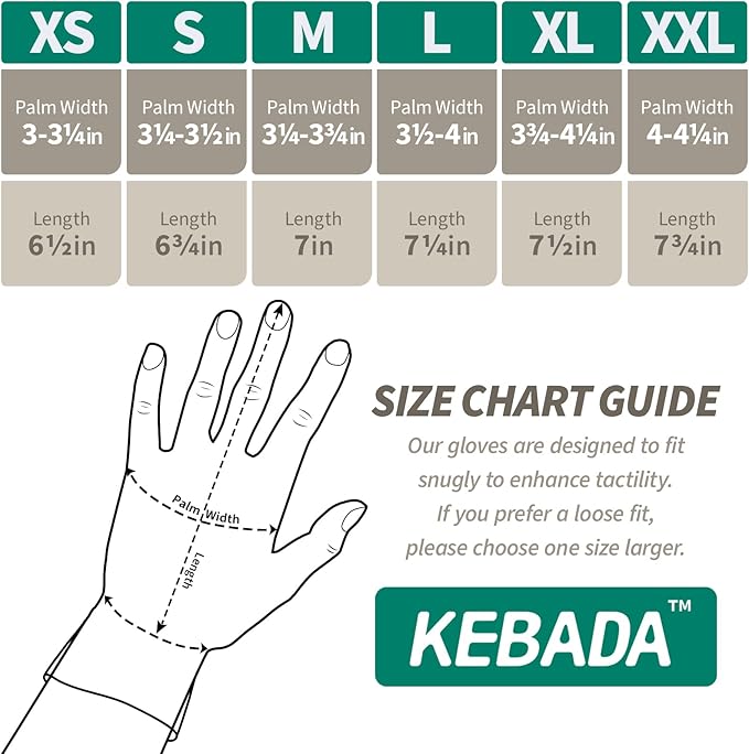 Kebada 60-Pairs Large Work Gloves for Men and Women, Nitrile Coated Safety Protective Gloves with Grip, Ideal for Warehouse, Delivery, Light Duty Construction Work