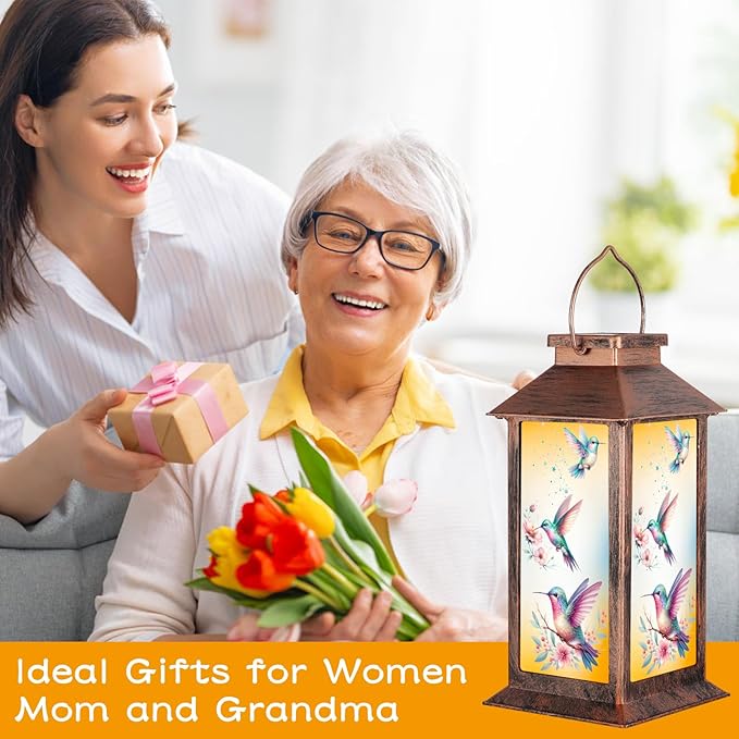 Pawatee Solar Hanging Lanterns, Bronze, 3 LED, Waterproof, Perfect for Garden Decor, Outdoor Gatherings, and Gifting