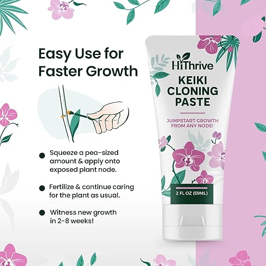 2oz Keiki Paste for Plants - Up to 150 Applications, Keiki Cloning Paste for Plants to Grow Orchids Baby Plant & New Blooms, Ideal for Orchids & Houseplants, Convenient Plant Cloning Formula