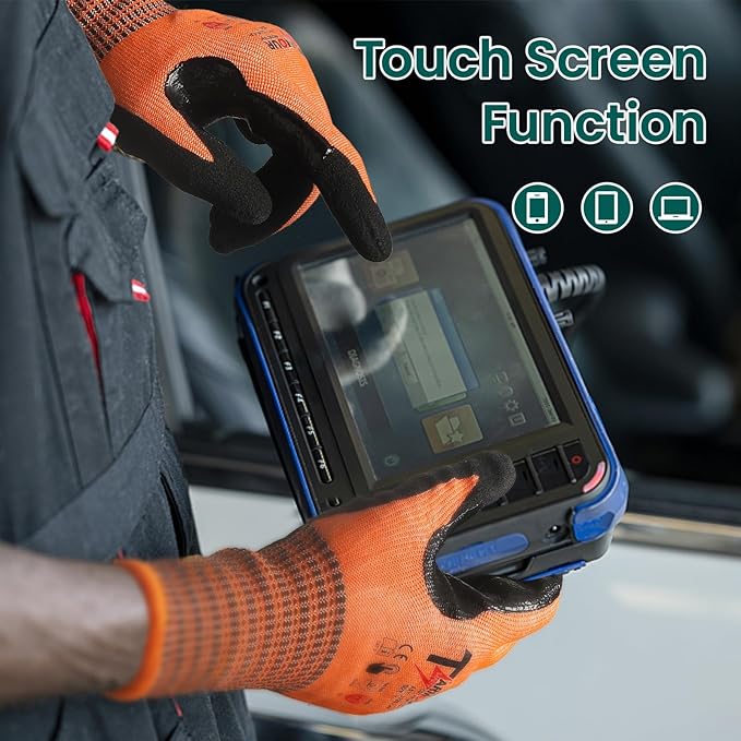 Highest Level Cut Resistant Gloves, ANSI A9 Cut Proof Work Gloves