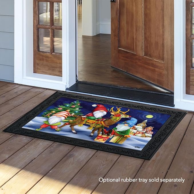 Briarwood Lane Happy Holiday Gnomes Doormat