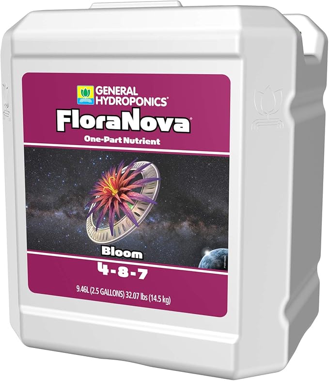 General Hydroponics Flora Nova Bloom Fertilizer, 2.5-Gallon