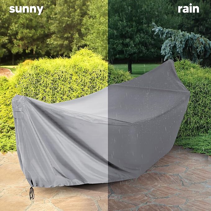 SUNCREAT Hammock Cover, Water-Resistant Polyester Hammock Stand Cover for 14ft Arc Stand, Gray
