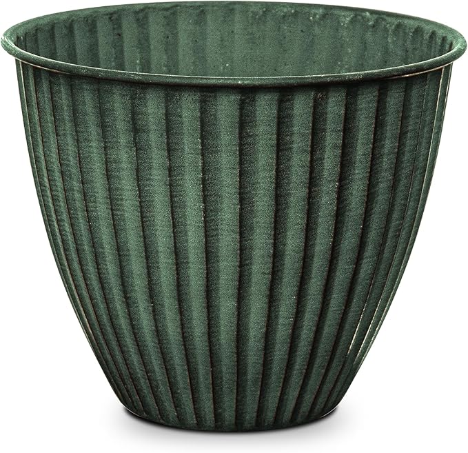 Headwind Monroe Natural Ironstone Collection - 6 Inch Cirrus Light Gray Plant Pot – for Succulent Pots, Flower Pot, Planters for Indoor Plants & Outdoor Planter Pots for Plants by Robert Allen