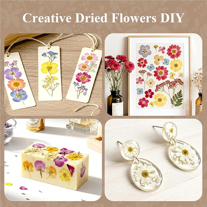 Aboofx Flower Press Kit, Craft Kits 11.2" x 11.2" 8 Layers Wooden Flower Pressing Kit for Crafts Pressed Flowers and Plant for DIY Art, Preservation for Bookmark Frame Wedding Drying