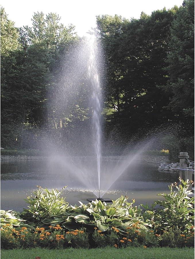 Scott Aerator Skyward Fountain - 1/2 HP 230V Pond Aerator with 70 ft. Electric Cord | Aerating Fountain for Lakes & Ponds | Maintenance Free Stainless Steel | Made in USA