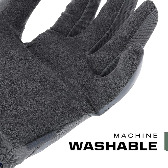 Mechanix Wear FastFit Tactical Gloves - Heavy Duty Lightweight Multipurpose Gloves - Flexible Grip & Reinforced Palm - Touchscreen Capable - Small - Wolf Grey