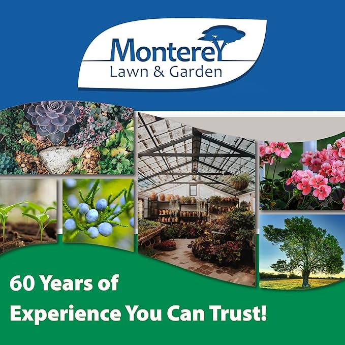 Monterey Fruit Tree & Vegetable Systemic Soil Drench Bundled with Garden Measure Spoon, Apply Once for Season Long Control, Imidacloprid Systemic Insecticide - 1 Gallon