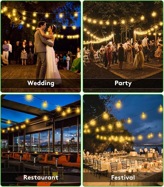 50ft-Solar-Powered-Lights-Outdoor-Waterproof-String Lights-Outside-Patio-Yard-Garden-Fence-Backyard-Deck-Porch-Balcony-Patios-Camping-Battery-Operated-LED-Fairy-Strip-Lighting-Hanging-Edison-Bulbs-S14