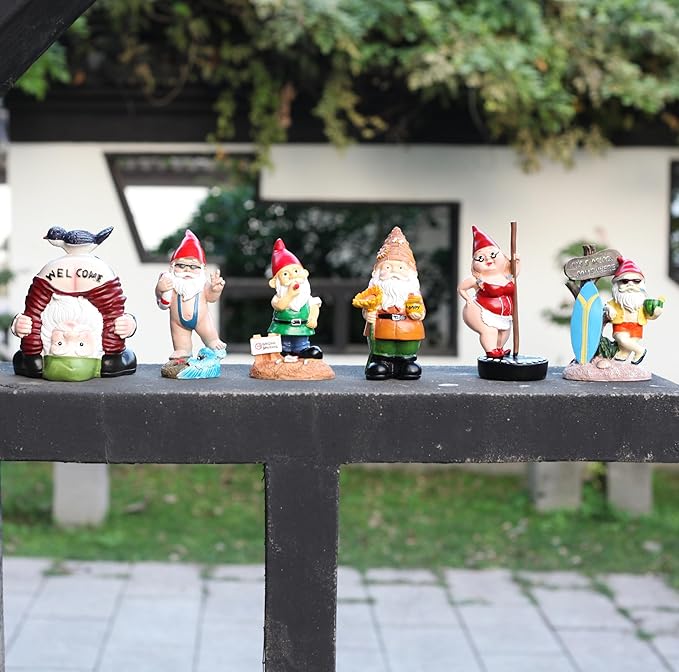 Swimming Dwarf,Gnome Garden Decorations Resin Statue Outdoor Statue Lawn Yard Balcony Porch Home Decorations Garden Decor