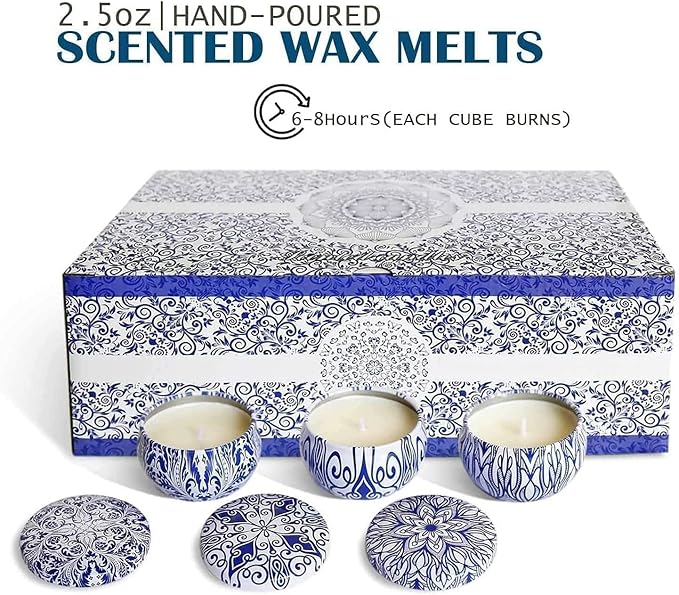 Onebird Set of 16 Scented Candle Gift Set,Natural Pure Soy Wax Aromatherapy Candles Essential Oils for Home and Women