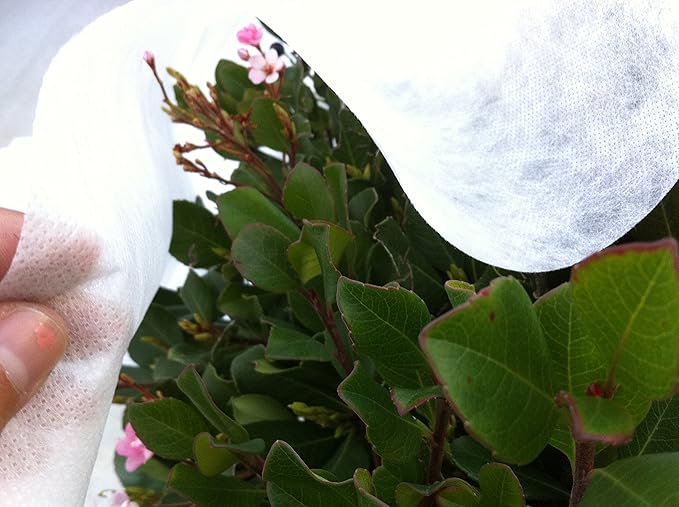 Agfabric Row Cover 0.55oz 6'x200' Frost Blanket for Winter Protection Plant Covers Feeeze Protection,White