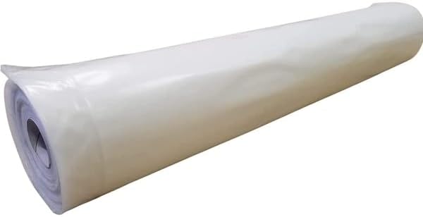 Farm Plastic Supply 4 Year Clear 6 mil Greenhouse Plastic Sheeting - Clear Transparent Polyethylene Plastic Sheeting (12' x 10')