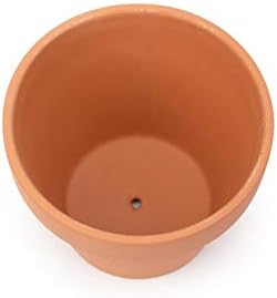 BLQH [26 Pack] 4" Planter Nursery Pots Terracotta Pot Clay Ceramic Pottery Cactus Pot Flower Succulent Garden Pots