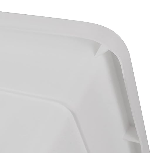 6 Packs 17 Inch Window Flower Planter Boxes, Plastic Vegetable Plant Boxes with 6 Pcs Trays, Rectangle Planter Pots with 30 Pcs Labels, White2