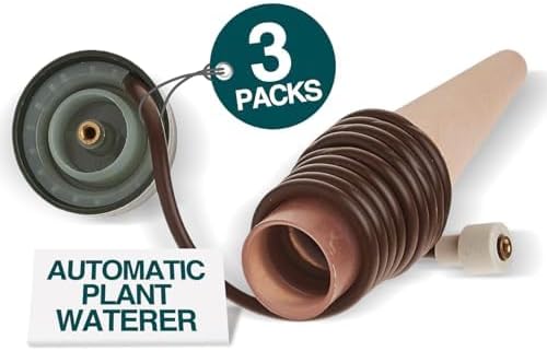 Blumat Classic Self-Watering Stakes - Automatic Drip Irrigation System for Indoor Plant Watering & Outdoor - Water Drip Solution for Potted Plants - Slow Release Stakes, 14 Pack, wo Adapter