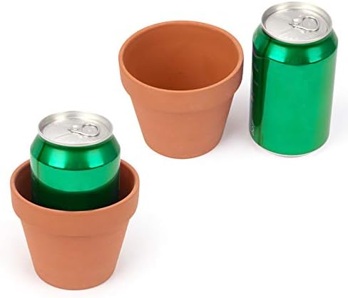 BLQH [26 Pack] 4" Planter Nursery Pots Terracotta Pot Clay Ceramic Pottery Cactus Flower Pots Succulent Plants Garden Pot (4")
