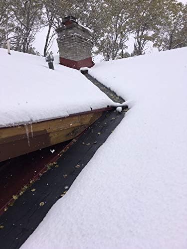 Roof Valley Ice Dam Heater Mat - Snow & Ice Melting System - Prevents Ice Dams & Roof Leaks - American Made - UL Listed Components - Melts 2 Inches of Snow per Hour (8' x 13")