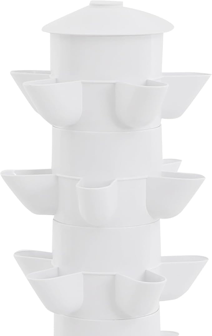 Hydroponic Growing System, 45-Plant Vegetable Planter Tower Outdoor Indoor Garden Vertical Planter Germination Kit with Water Pump & Intelligent Water Circulation for Gardening Lover
