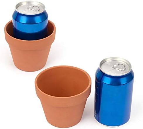 BLQH [26 Pack] 4" Planter Nursery Pots Terracotta Pot Clay Pots Clay Ceramic Pottery Cactus Flower Pots Succulent Nursery Pots Garden Terra Cotta Pots with Drainage Hole (4")