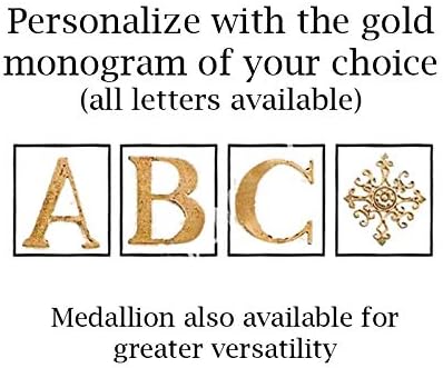 MY SWANKY HOME Ornate Monogrammed Wrought Iron Cage Scroll Wall Planter Box Bronze Gold Outdoor