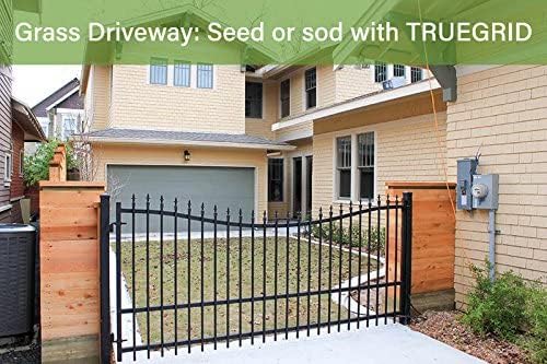 TRUEGRID | Deco Permeable Pavers | Designed as Outdoor Pavers for The Driveway, Garden, Patio, or as Stepping Stone Support for Walkways, Poolside, DIY Projects | 1.8" Depth | Sample Pack of 2