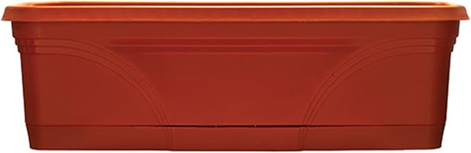 Southern Patio 24" Medallion Window Box, Terra Cotta