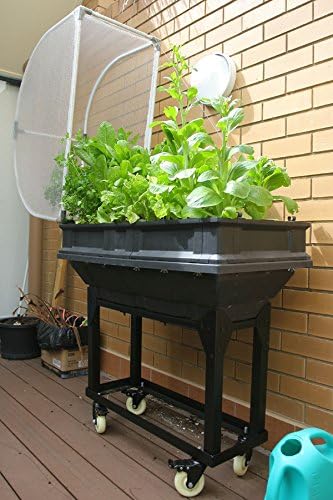 vegepod - Raised Garden Bed - Self Watering Container Garden Kit with Protective Cover, Easily Elevated to Waist Height, 2 Years Warranty (Small, Trolley)