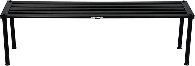 MultirackX Metal Plant Stand, Rust-proof Aluminum Display Rack, Plants Display Stands Decoration Racks for Living Room Garden Balcony Patio (Black, 41.3Inch Tall)
